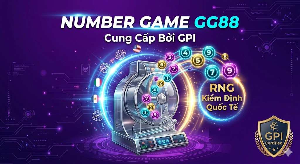 Number Game GG88 do GPI cung cấp – RNG kiểm định quốc tế, tỷ lệ thắng cao